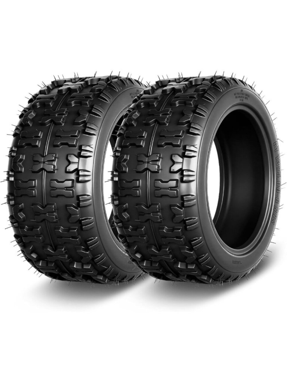 Set of 2 All-Terrain 13x5-6 ATV/UTV Tires for Off-Road Adventures